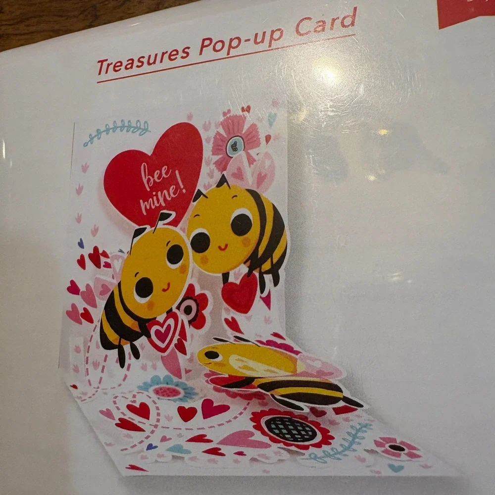 Up With Paper Buzz Love Valentines Day Pop Up Card Bee‎ Mine Anniversary Wedding